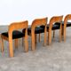 4 chaises de salle à manger en chêne, 1960
