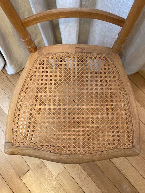 Napoleon III caned chair