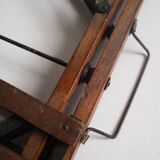 Vintage portable wooden picknick or fishing stool