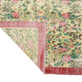Anatolian handmade vintage rug 256 cm x 175 cm