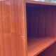 Vintage bonnet cabinet with drawer and shelves