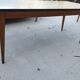 Large table with oak spindle top formica year 50