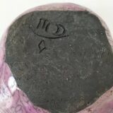 Raku style handcrafted ceramic cup