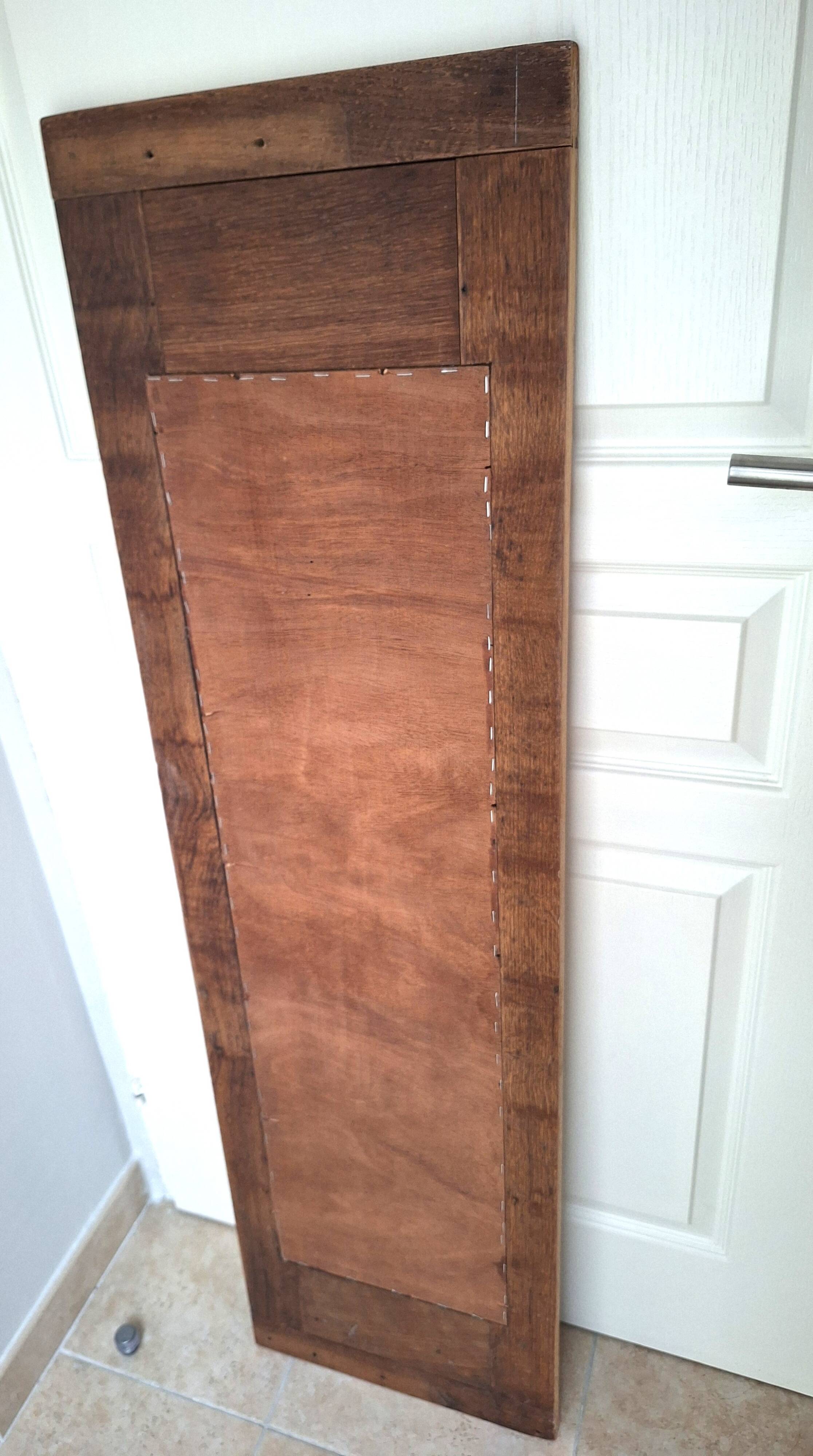 Miroir biseauté ancien bois 130 cm