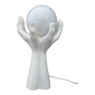 Ceramic hand lamp