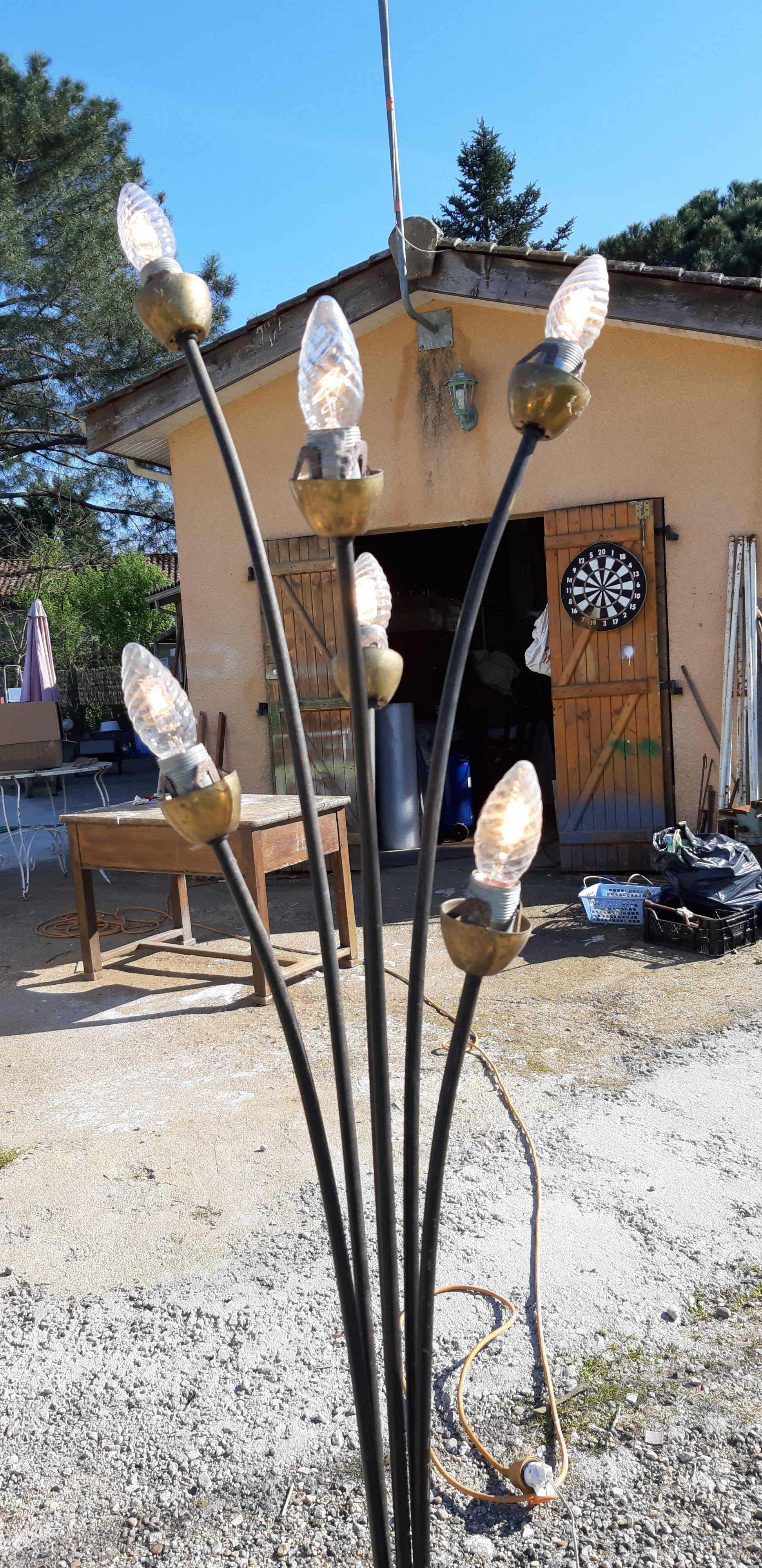 Vintage Lamp 6 Branches