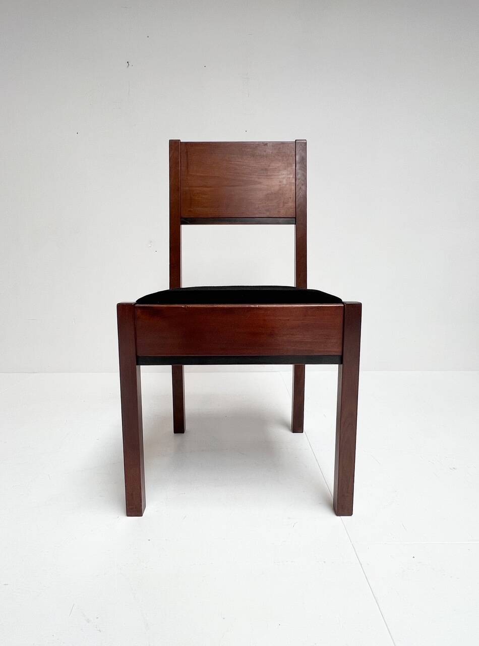 The Hague School set of 4 dining chairs by Muntendam for LOV, 1920’s