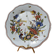 Very beautiful old plate decorated with Rouen, handmade by Geo Martel