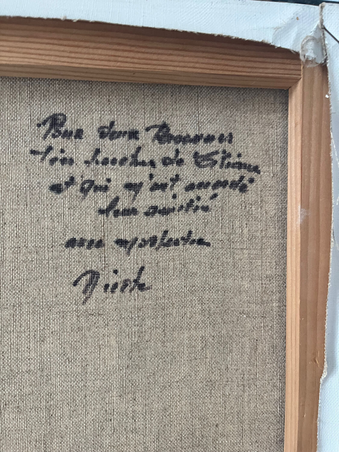 Flowers, oil on canvas signed by Nicole de Fourmantel, 1997