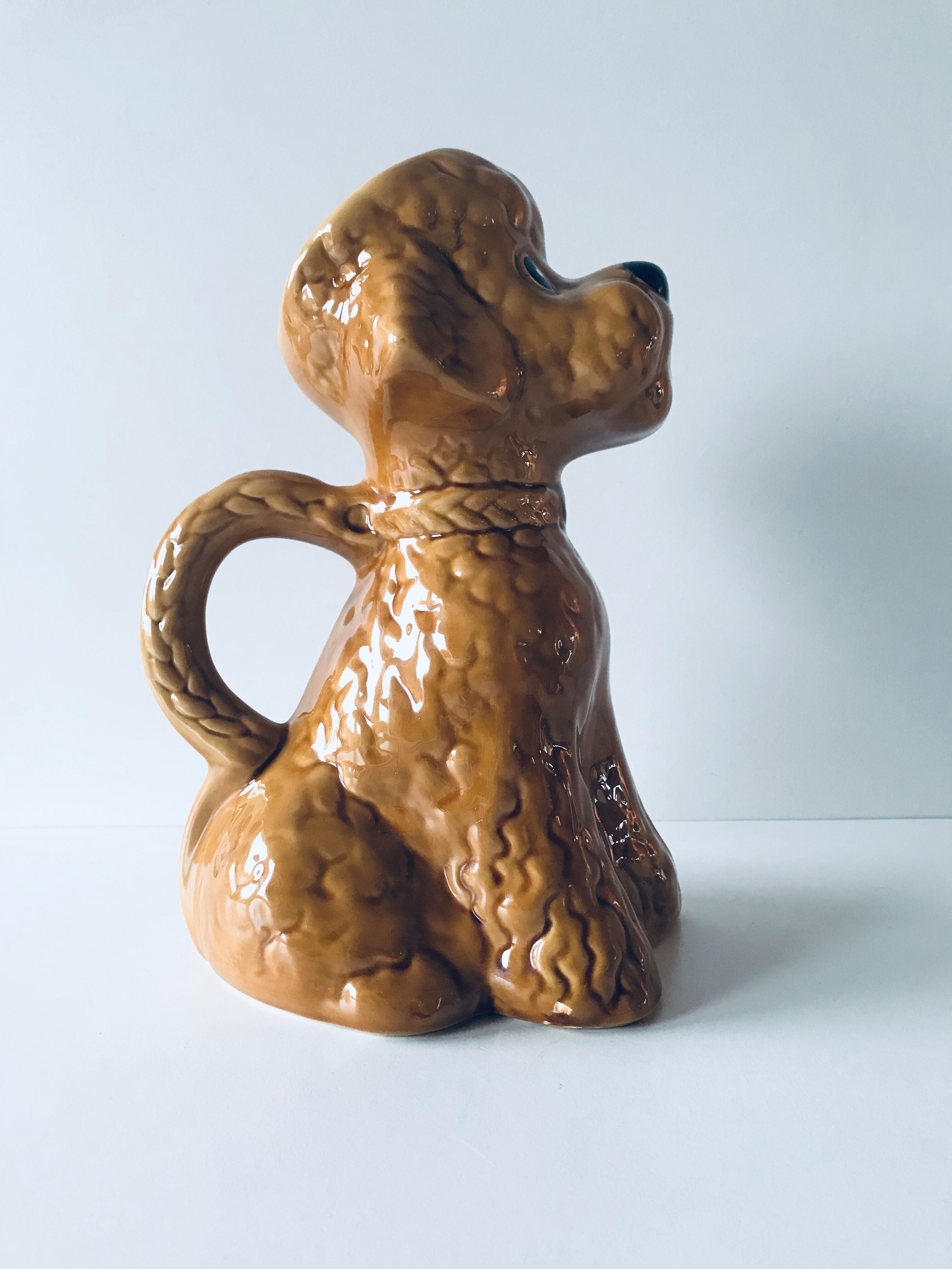 Ceramic poodle pitcher