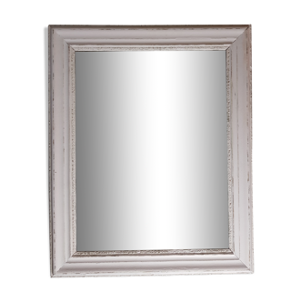 Miroir rectangulaire rose de chine 77x63 cm