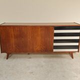 Black and white U 460 sideboard by Jiri Jiroutek for Interier Praha 1960