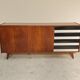 Enfilade U 460 noir et blanc par Jiri Jiroutek pour Interier Praha 1960