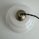 Vintage opaline suspension light from the 1970s