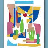 Collage original Sunny Majorelle Garden