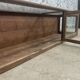 Antique shop display cabinet in oak (renovated)