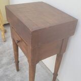 Butcher's block old wooden preparation table