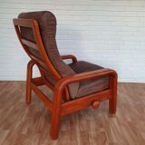 Fauteuil danois réglable HS Design, années 80