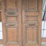 Double oak front door