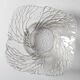 Mid-Century Finnish Glass Bowl: Lasisepät Mäntsälä 'Forest' Design / 1970s