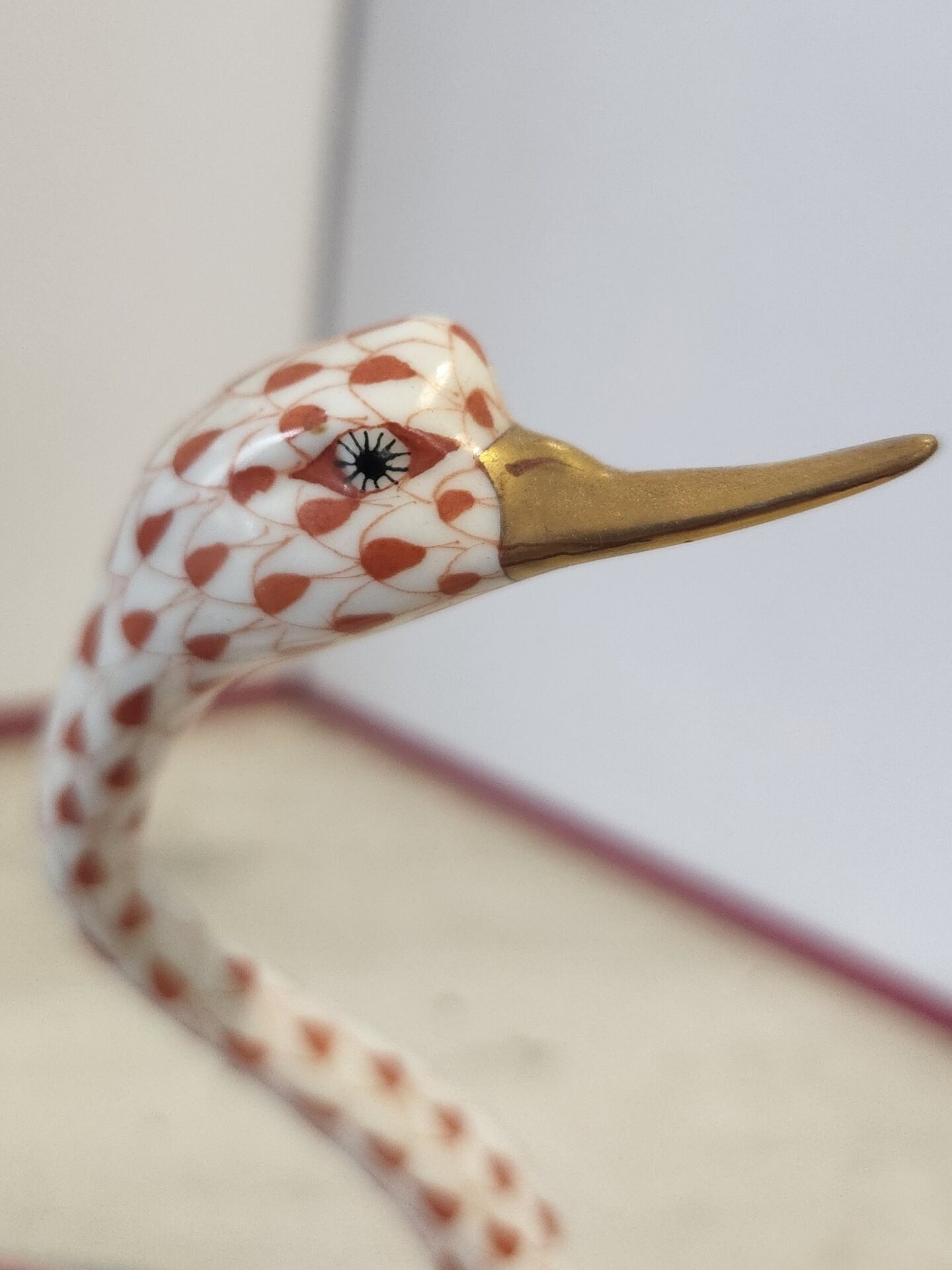 Herend porcelain swan