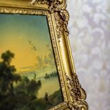 Natural Landscape, 19th Century, Oil on Hardboard