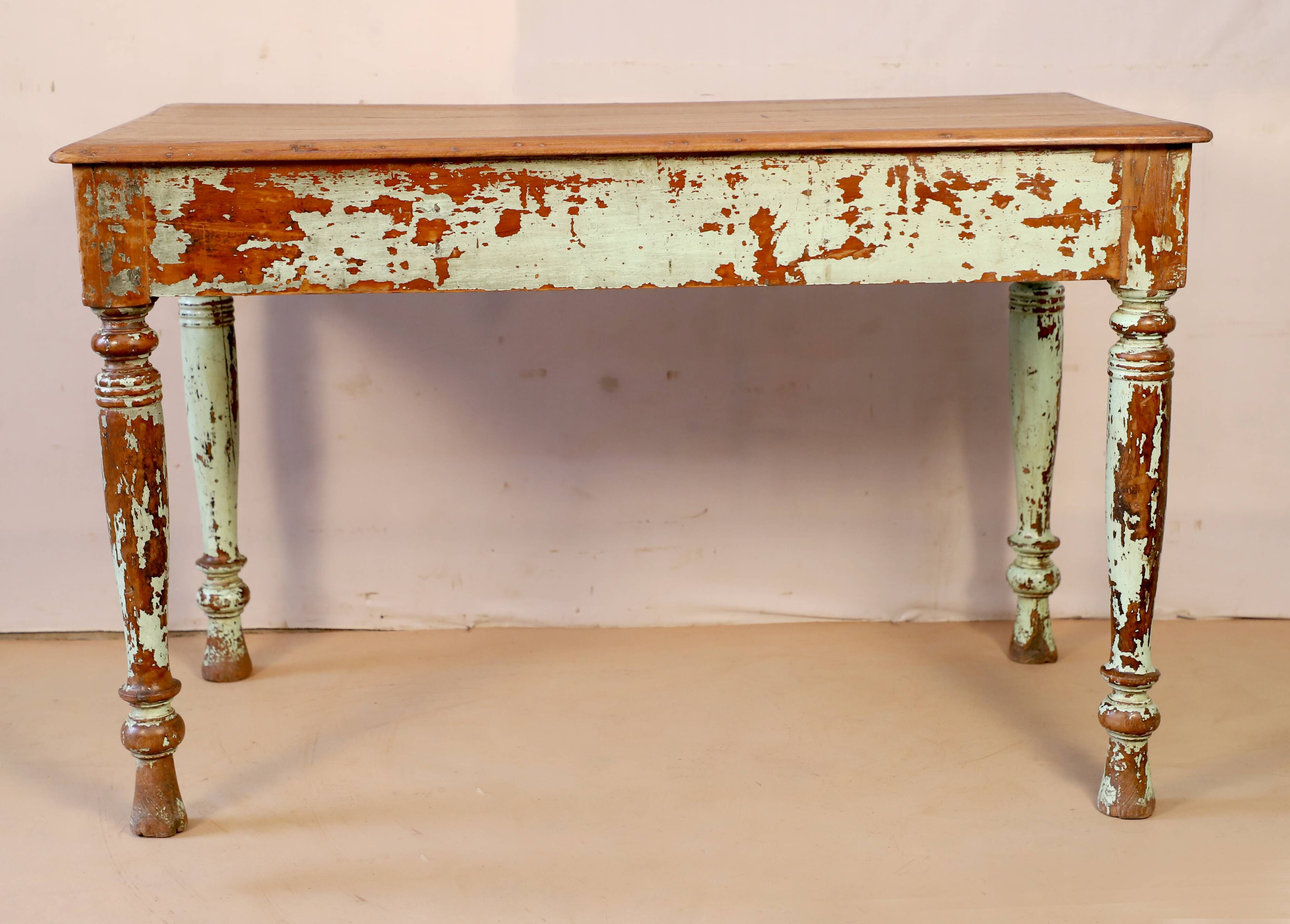 Old Burmese teak desk