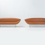 Canapés Ellittico de Losa Ghini pour Moroso Italie 1987