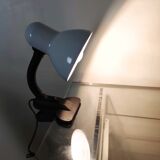 Grey clip lamp