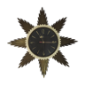 Horloge murale Sunburst de Metamec, années 1960