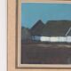 Farm house against a blue sky by Bengt Hillgrund