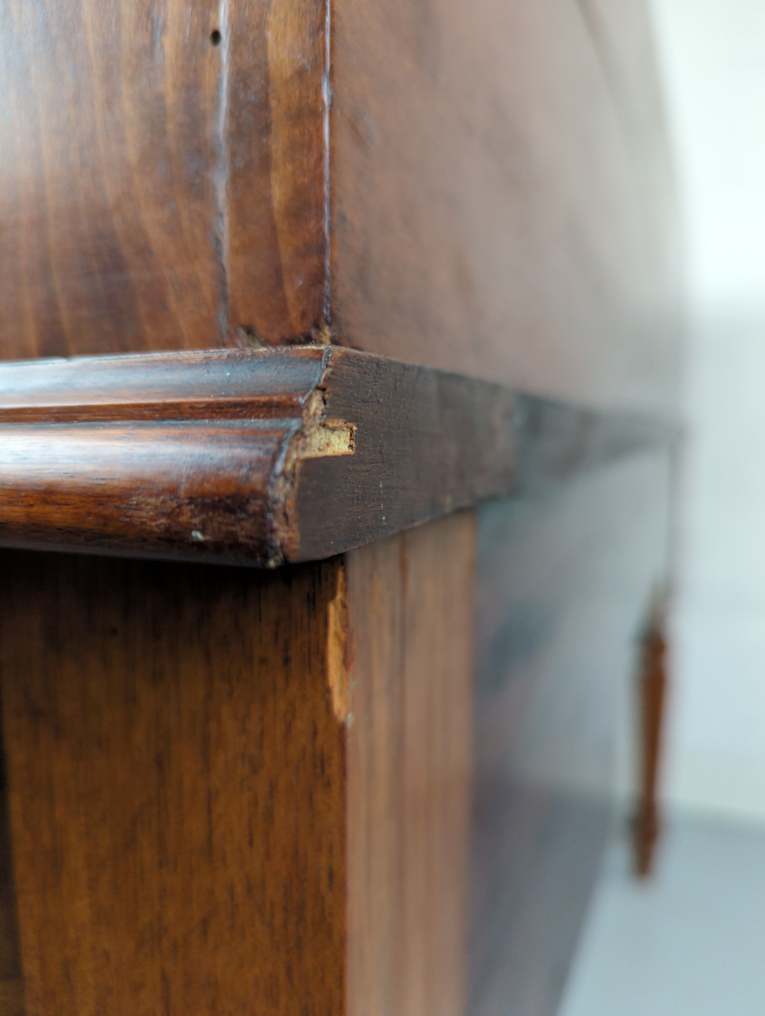 Bureau à gradin Louis-Philippe en acajou