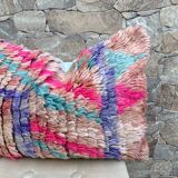 Magnifique coussin Kilim berbère vintage du Maroc