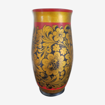 Vase kokhloma made in urss vintage