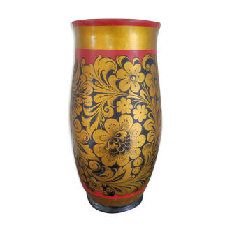 Vase kokhloma made in urss vintage