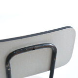 Midcentury chair in metal & formica, Kovona Czechoslovakia 1960s