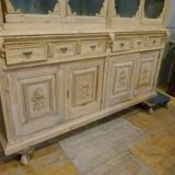 19th century solid wood display case