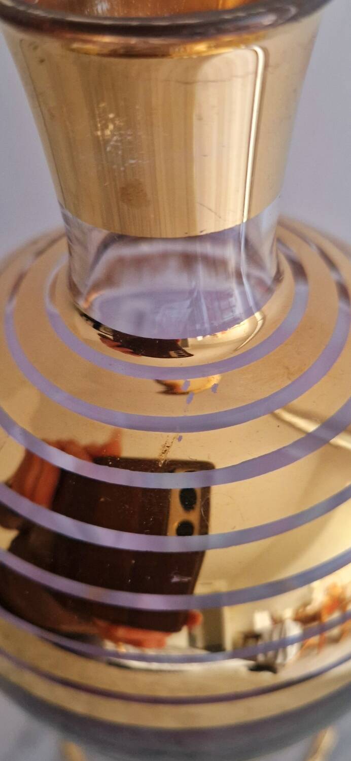 Carafe à liqueur verre soufflé