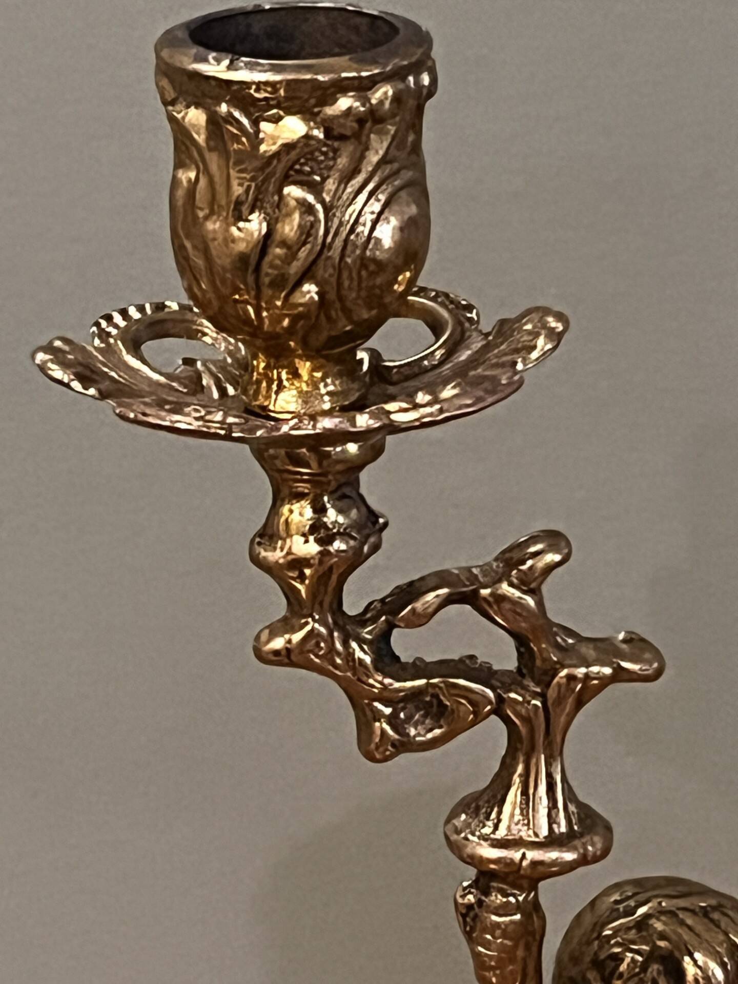 Antique candlesticks