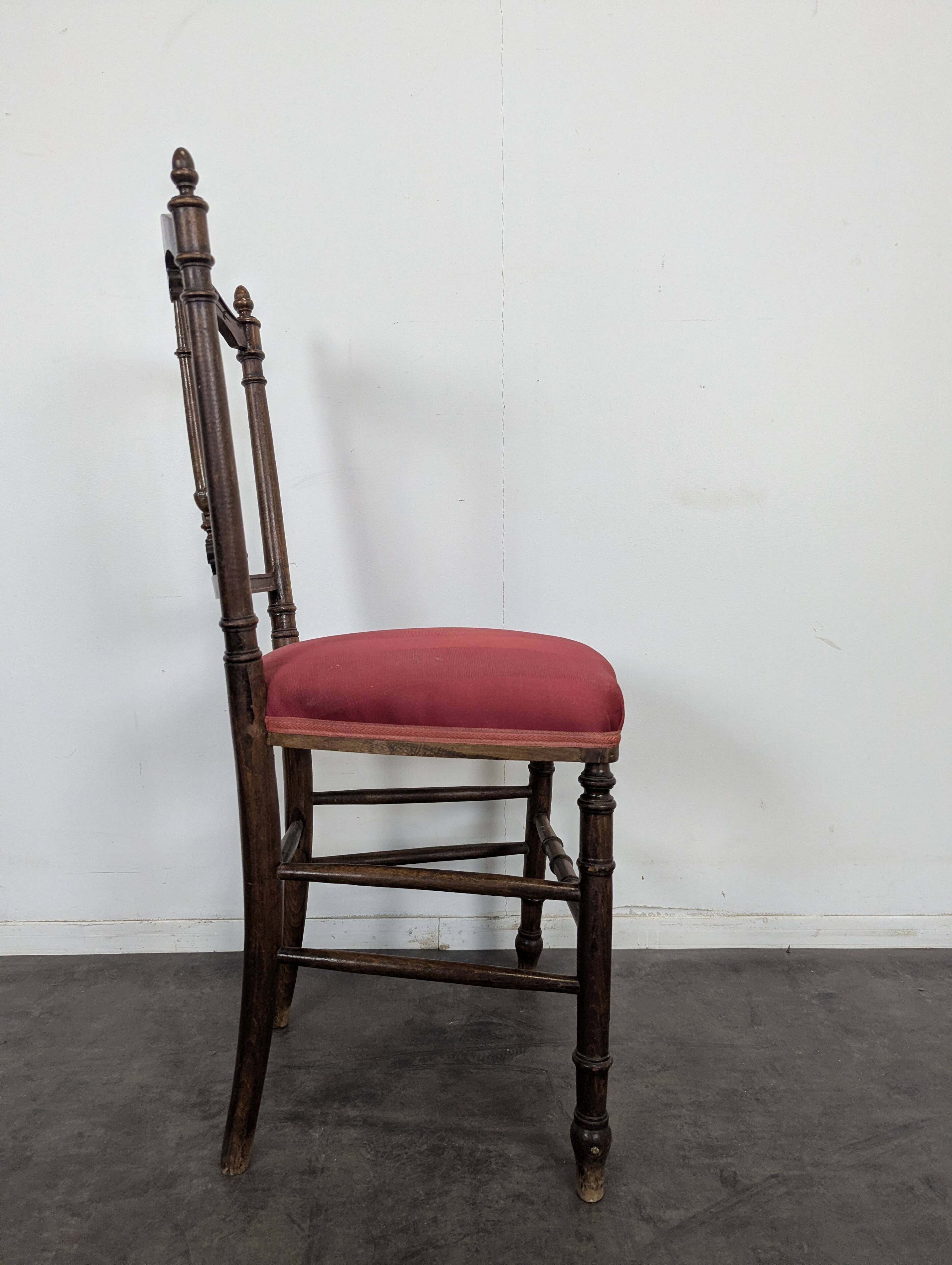 Napoleon III period bedroom chair