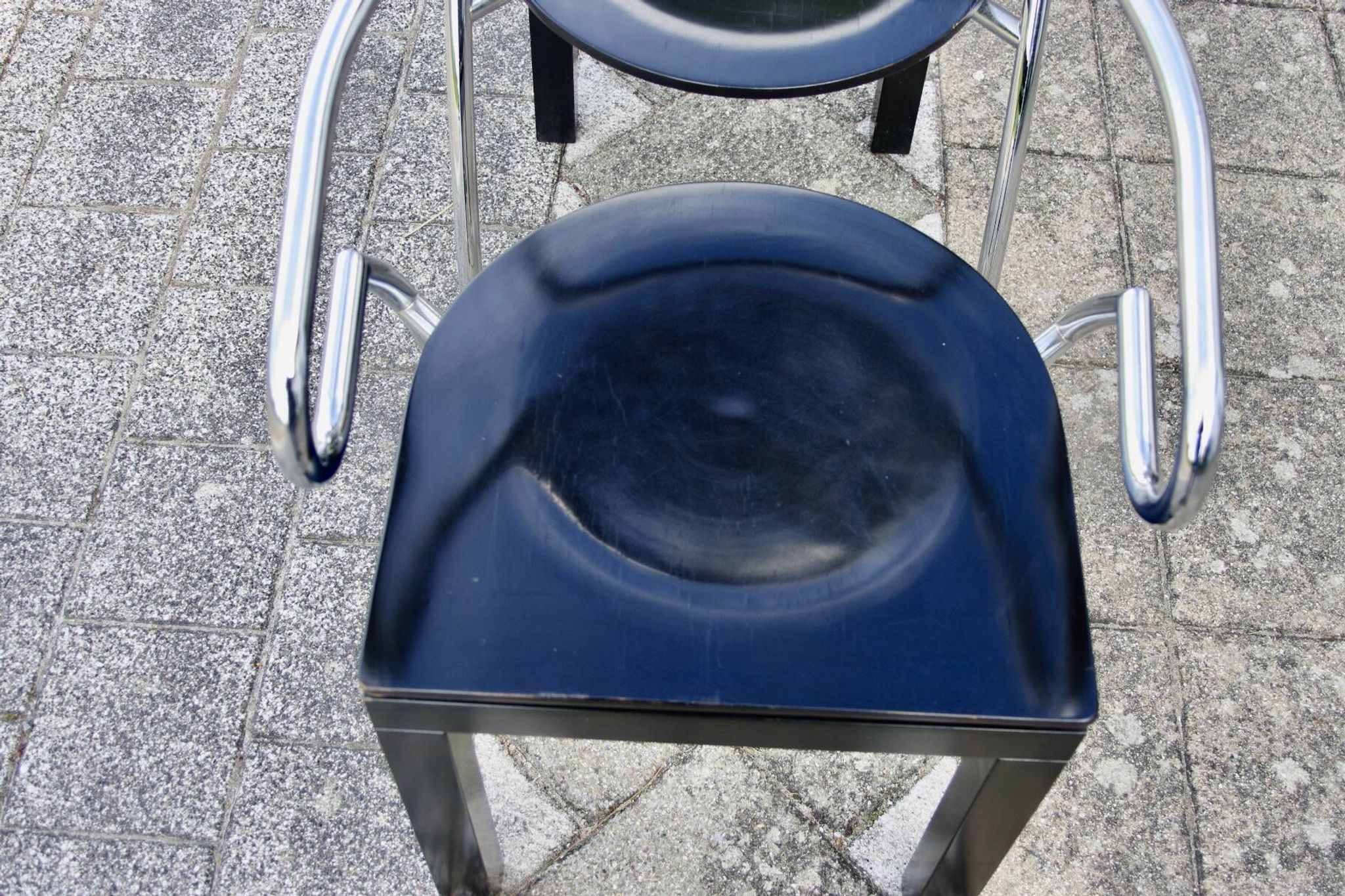 Paire de chaise vintage space age 1980