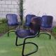 Lot of 4 chairs for Cidue 70s