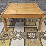 Table basse en pin danois 1970