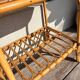 Rattan bedside table "Fidèle"