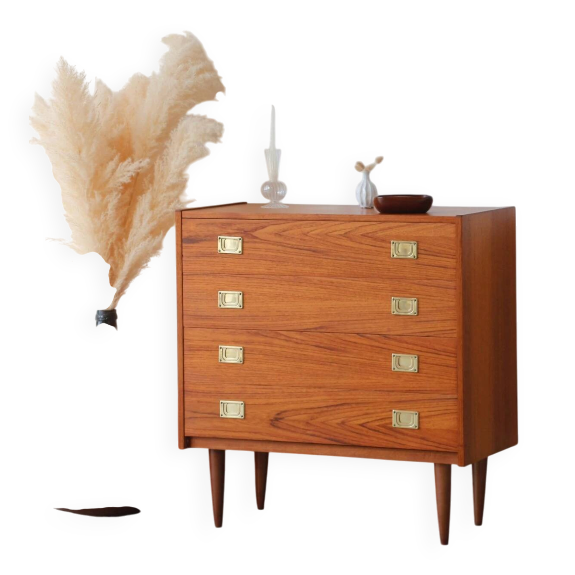 Danish teak commode Reoval – vintage design 1970s