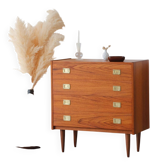 Commode danoise en teck Reoval – design vintage 1970