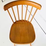Suite of 4 chairs bistro Baumann, 50s