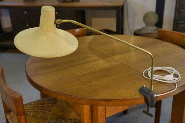 Desk lamp with vice clamp, German origin, 1960s