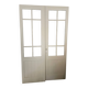 Antique 1930s double glazed door + glazed sides + frame