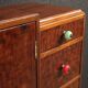 Commode Art Déco anglaise du 20e siècle